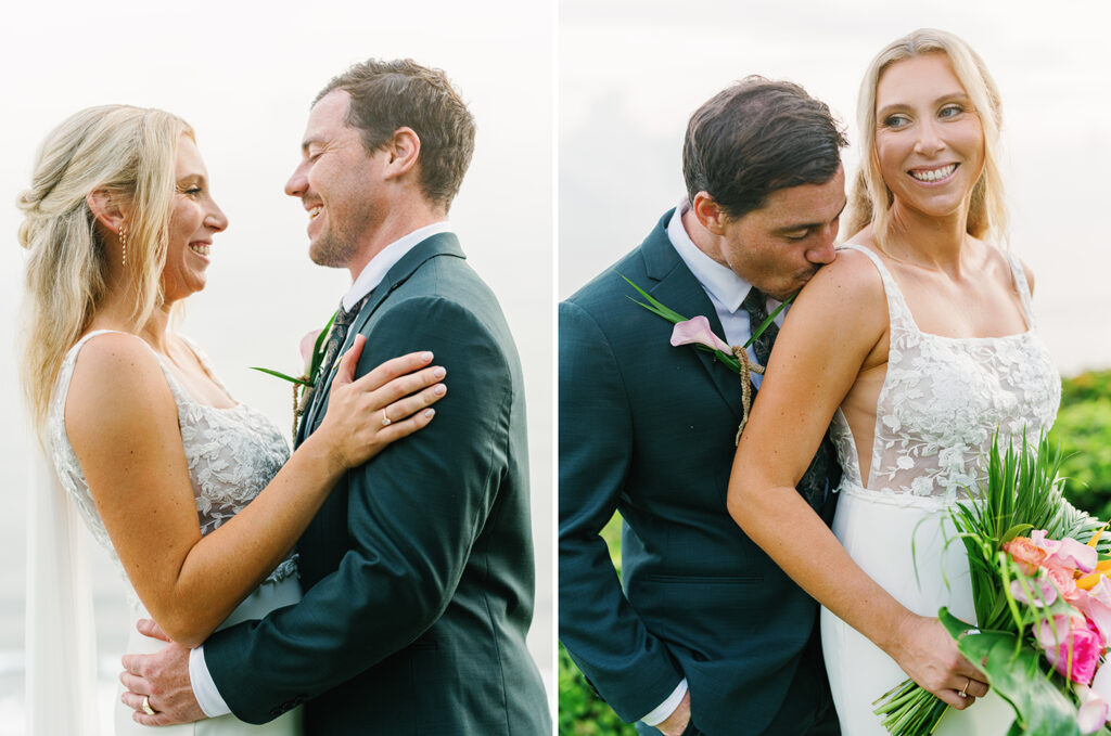 Intimate couple portraits of Holly and Peter during their Australian destination wedding in Bali