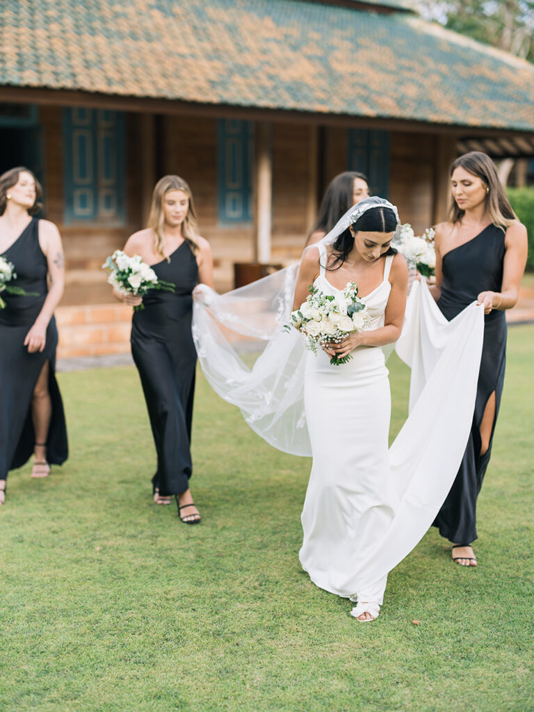 candid moment bride during Bali destination wedding at Puri Bhagawan