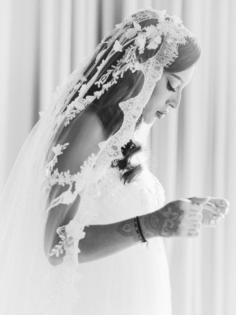bali wedding wet season intimate bride portrait black and white documentary photography