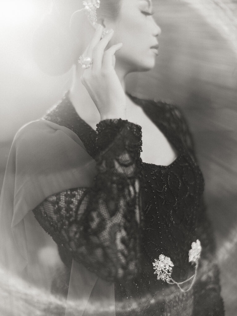 cultural portrait workshop Bali black and white portrait Fujifilm GFX