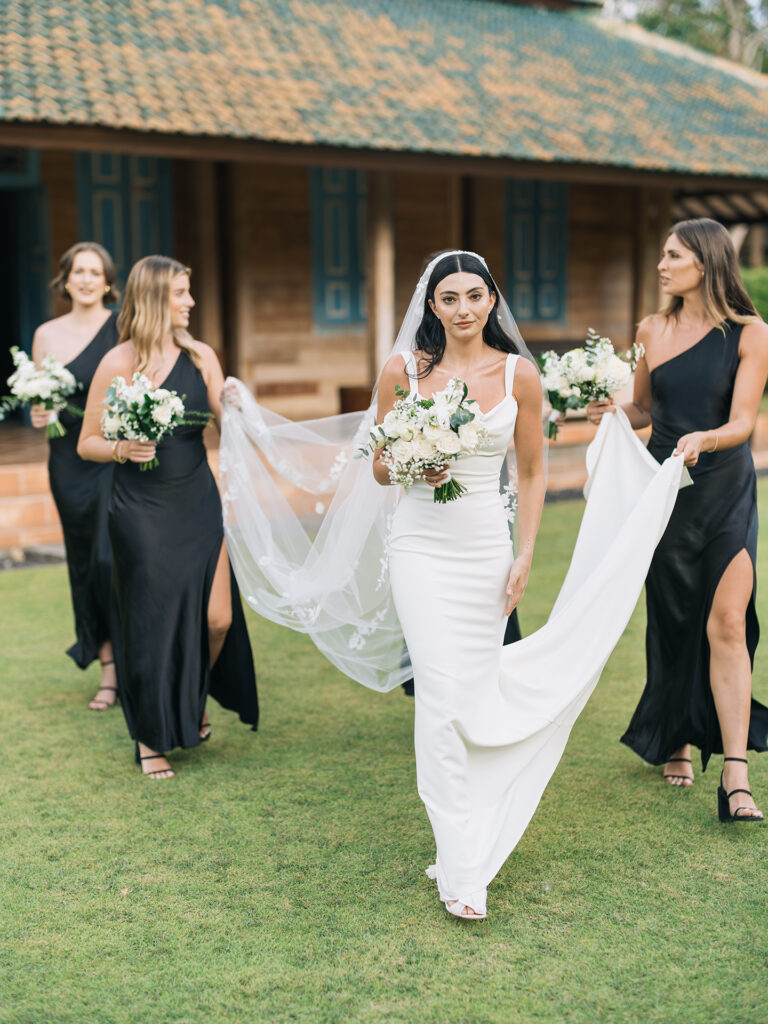 best time to get married in bali october wedding season bride bridesmaids veil documentary photography bali
